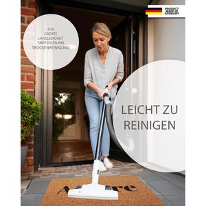 Amore <b>Coconut</b> Reversible Coir Doormat Modern PVC and Rubber Tufted Door <b>Mat</b> with Logo Printing for Indoor Outdoor Office Use - Product Image 6