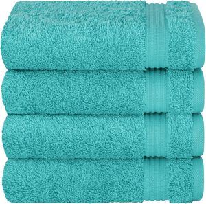 Cotton Paradise Hand <b>Towels</b> for Bathroom, 100% Cotton Turkish 4 Piece Hand <b>Towel</b> Set, Soft Absorbent Face <b>Towels</b> - Product Image 6