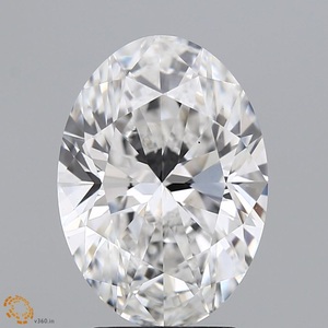 Igi เพชรเจียระไนทรงรีขนาด3.32กะรัตเพชรที่โตแล้วหลวมสำหรับแหวน F COLOUR VS1ความชัดเจนในห้องปฏิบัติการเพชรที่เป็นมิตรต่อสิ่งแวดล้อมเพชรหลวมสำหรับเธอ - Product Image 1