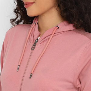 Ensemble de survêtements tendance pour femmes, streetwear, 100 % coton, doux, respirant, taille élastique, personnalisable OEM ODM, vente en gros - Product Image 2