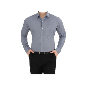 Estilo moderno 100% Camisa informal de algodón Premium para hombre Slim Fit Urban Fashion-Conscious Gentleman's Everyday Style - Product Image 5