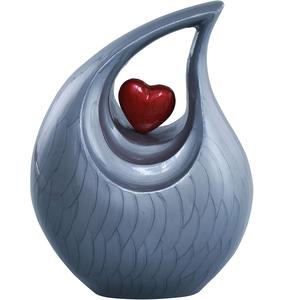 Heart of Love Urnas de cremación para adultos para cenizas humanas (Gris, Adulto) - Product Image 1