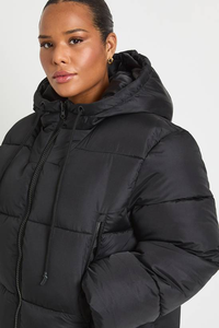 High Quality Knitted Canvas Winter Puffer Jacket for Women with Breathable <b>Polyester</b> <b>Filling</b> and Style - Product Image 3