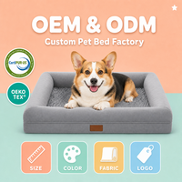 Lit pour chien orthopédique personnalisé en mousse haute densité, avec soutien articulaire, canapé pour animaux de compagnie, soins pour chiens âgés atteints d'arthrite, utilisation en intérieur, taille XL
