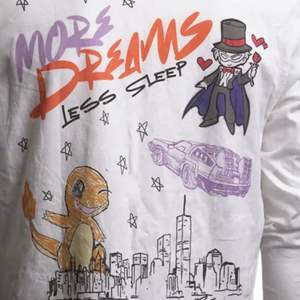 Camisa de manga larga de 3.º grado para hombres y mujeres, estampado artístico ilustrado, algodón blanco, estilo casual creativo, estilo urbano - Product Image 4