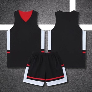 Basket-ball d'équipe 2 pièces pour hommes avec numéro et nom personnalisés pour adultes, enfants, uniformes d'entraînement, maillot personnalisé de vêtements - Product Image 5