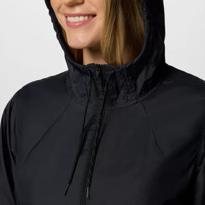 Chaqueta cortavientos de mujer de alta calidad Producto de punto cómodo y transpirable con cuello levantado y cremallera frontal para el invierno - Product Image 3