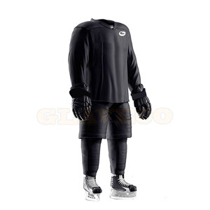 Pakistan Manufactured Solid Color Breathable Ice Hockey Uniform 100% Polyester Eco-Friendly Unisex Adult OEM Service Low Price - Product Image 4