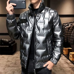 เสื้อแจ็คเก็ตบับเบิ้ลคุณภาพสูงสำหรับผู้ชาย บริการ OEM แจ็คเก็ตฤดูหนาว ปักโลโก้บนแจ็คเก็ต สินค้ามาใหม่ล่าสุด - Product Image 2