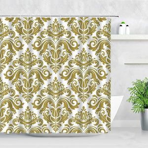 Custom Waterproof Polyester Print Shower <b>Curtain</b> for <b>Bathroom</b> Decor - OEM Factory Wholesale for Hotel & Home Use (MOQ 500 pcs) - Product Image 6