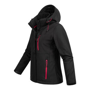 Veste Softshell pour femmes, imperméable, respirante, légère, coupe-vent, écologique, séchage rapide, vêtements de randonnée en plein air - Product Image 3