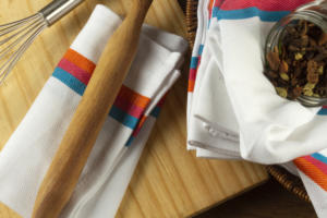 100% coton hareng os serviette pour maison plage cuisine enfant Restaurant couleur Turquoise tissé durable lin microfibre - Product Image 6