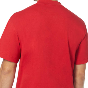 เสื้อ OEM สำหรับแฟชั่นผู้ชาย เสื้อยืดและกางเกงขาสั้น / เสื้อยืดสีแดงพร้อมชุดกางเกงขาสั้นเข้าชุด - Product Image 5