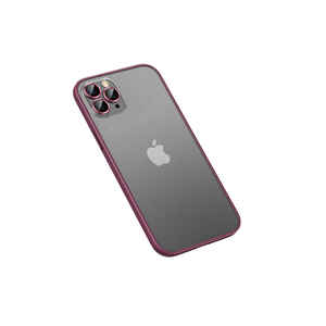 Coque en silicone rétro violet foncé Netzy SAFA pour iPhone 12 Pro, coque arrière de protection premium pour les modèles 13 Pro Max 7 Plus Plus - Product Image 1