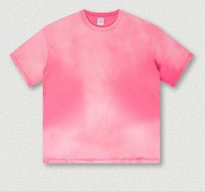 เสื้อยืดวินเทจโอเวอร์ไซส์สำหรับผู้ชายเสื้อผ้าแนวสตรีทแบบลำลองแขนสั้นทรงหลวมผ้าฝ้าย100% 240กรัม - Product Image 5