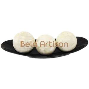 Fournisseur en vrac de boules décoratives d'incrustation d'os pour la décoration intérieure - Product Image 4