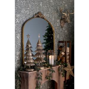 Escultura de árbol de Navidad de Metal plateado, decoración navideña moderna para sala de estar, mesa, escritorio, exhibición festiva de temporada - Product Image 4