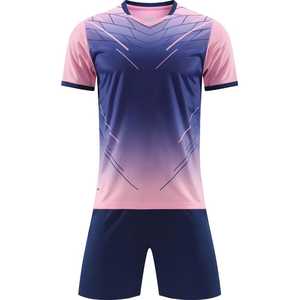 Maillots de football américain personnalisés OEM à transfert thermique élevé, 100 % polyester respirant, kits de vêtements de sport unisexes - Product Image 1