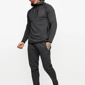 Customized High Quality Men Heavyweight Cotton Polyester Plain Thick Winter Oversized Tracksuits for Men - Product Image 6