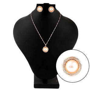 Women's Fancy <b>Locket</b> Set - Golden - Product Image 1