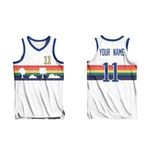 Maillot de basket-ball personnalisé professionnel pour hommes, tissu à séchage rapide, imprimé, sans manches, pour équipe - Product Image 2