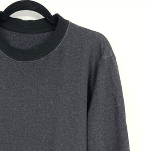 Sudadera de cuello redondo para hombre de calidad superior, jersey de mezcla de algodón pesado, ropa de calle básica, Top informal para hombre - Product Image 3