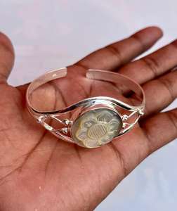 Bracelet et bracelet faits à la main en nacre en argent sterling 925 Belles femmes Bracelet et bracelet - Product Image 2