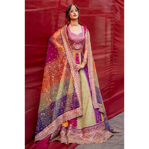 Vestido de Novia de Lujo Bin Ilyas, Edición 2025, Estilo Maxi de Seda Cruda, con Ilusión de Princesa, Borlas, Lazo, Línea A y Adornos Florales - Product Image 6