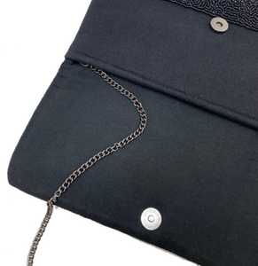 กระเป๋าถือลายดาวท้องฟ้าสีดำคลัทช์สะพายข้างสุดหรูพร้อมเม็ดลูกปัดคริสตัลและพลอยเทียมกระเป๋าราตรีสำหรับงานเลี้ยง - Product Image 5