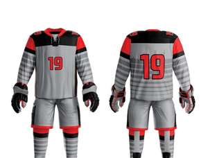 Nouveau design d'uniforme de hockey sur glace pour hommes en tissu sublimé Offre Spéciale à séchage rapide uniforme de hockey sur glace professionnel personnalisé pour hommes - Product Image 3