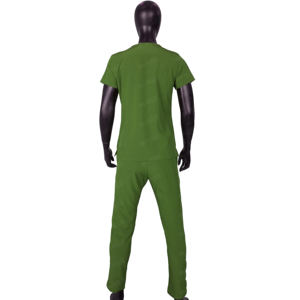 Fermeture éclair sergé pantalon gommage ensembles motif médical gommage uniformes unisexe combinaison gommages personnalisé grande taille infirmière hôpital aiguille - Product Image 3