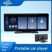 Appareil de navigation portable de 10,26 pouces, moniteur de bureau pour voiture, prise en charge de CarPlay, téléphone mobile, Android Auto, lecteur MP5 portable pour voiture