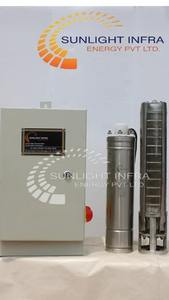ปั๊มน้ำพลังงานแสงอาทิตย์แรงดันสูงสำหรับการเกษตร ผลิตในอินเดีย สำหรับรดน้ำพืชผลในไร่นา และปศุสัตว์ - ราคา - Product Image 2