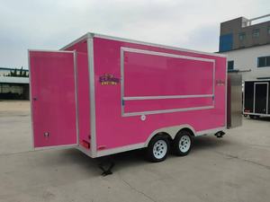 Meilleur vendeur, camion de nourriture multifonctionnel en acier inoxydable de haute qualité, camion de nourriture/van/remorque de vente ambulante pour les collations et la restauration rapide - Product Image 3