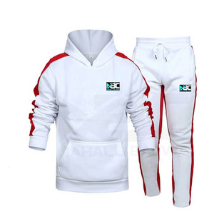 Survêtements d'entraînement d'hiver grande taille pour hommes, séchage rapide, respirants, légers, personnalisables, sweats à capuche et pantalons de jogging d'extérieur, vente en gros - Product Image 4