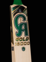 Batte de cricket en saule anglais CA Gold 15000 Nouvelle édition, durable, écologique, légère, épaisseur 38-40 mm, emballage officiel