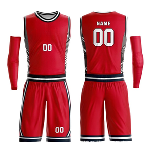 Ensemble d'uniformes de basket-ball personnalisés avec maillot sans manches et short, conçu pour le confort, la performance et un style d'équipe athlétique moderne - Product Image 5