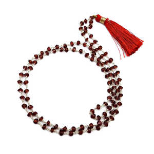 สร้อยคอเงินแท้925สเตอร์ลิงสำหรับทุกเพศ36นิ้วเครื่องประดับแนวศาสนาที่สวยงามเครื่องประดับแนวโบฮีเมียนแฟชั่นพร้อมโกเมน - Product Image 1