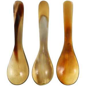 ชุดเครื่องใช้บนโต๊ะอาหาร3ชิ้นด้ามจับหัวแตรดีไซน์ใหม่เครื่องครัวแบบทำมือที่สมบูรณ์แบบเครื่องใช้บนโต๊ะอาหารสำหรับคาเฟ่ใช้ในบ้าน - Product Image 4