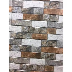 Azulejos digitales de elevación de ladrillos de piedra Premium gris marfil 30x60cm 12x24 azulejos de pared esmaltados de cerámica 300x600mm calidad superior - Product Image 6