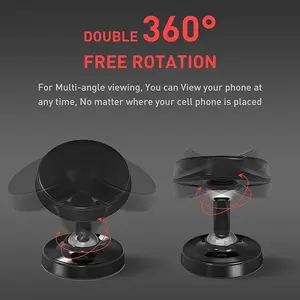 Gym Metal Rack Universal Mobile Phone Stand Support Double Side Dual Magnetic Magnet Phone Holder Gym For Sport Gym Rack