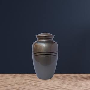 Urna de cremación de latón de estilo americano moderno hecho a mano, recuerdo conmemorativo elegante, almacenamiento funerario duradero para seres queridos - Product Image 5