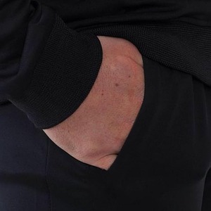 Ensemble de survêtement personnalisé pour homme, 100% coton, pantalon de survêtement à double taille, ensemble de sweat-shirt à fermeture éclair - Product Image 4