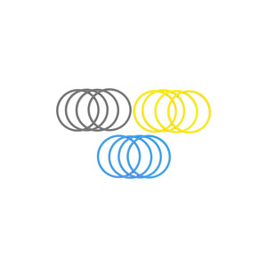 Custom Colors Plastic Toss Rings 12 inch Sports Fitness <b>Agility</b> Ring Custom Made <b>Agility</b> Rings for Sports <b>Speed</b> <b>Training</b> - Product Image 4