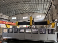 Machine de découpe de pierre et de porcelaine à jet de scie CNC 5 axes