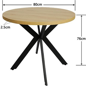 Juego de Comedor Moderno de Madera para Apartamento con Sillas Cómodas y Duraderas para Muebles del Hogar - Product Image 2