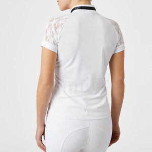 Nueva llegada 100% poliéster ecuestre mujeres espectáculo técnico camisas caballo espectáculo camisas ecuestre espectáculo ropa ecuestre - Product Image 2