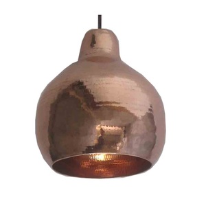 Lámpara colgante de metal sólido Aspecto elegante Lámpara colgante de diseño moderno Uso de color oro rosa para decoración de restaurante y cafetería - Product Image 2