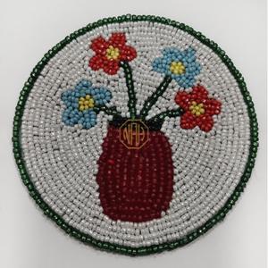 Sous-verres en verre à motif de lignes ronds 2026 en gros, style fermier décoratif, tapis et coussinets - Product Image 4