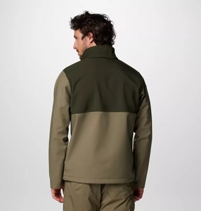 Men's Comfortable Waterproof Breathable Softshell Winter Puffer Bomber Jacket <b>Stand</b> Collar High Street Cotton/Polyester Directly - Product Image 5